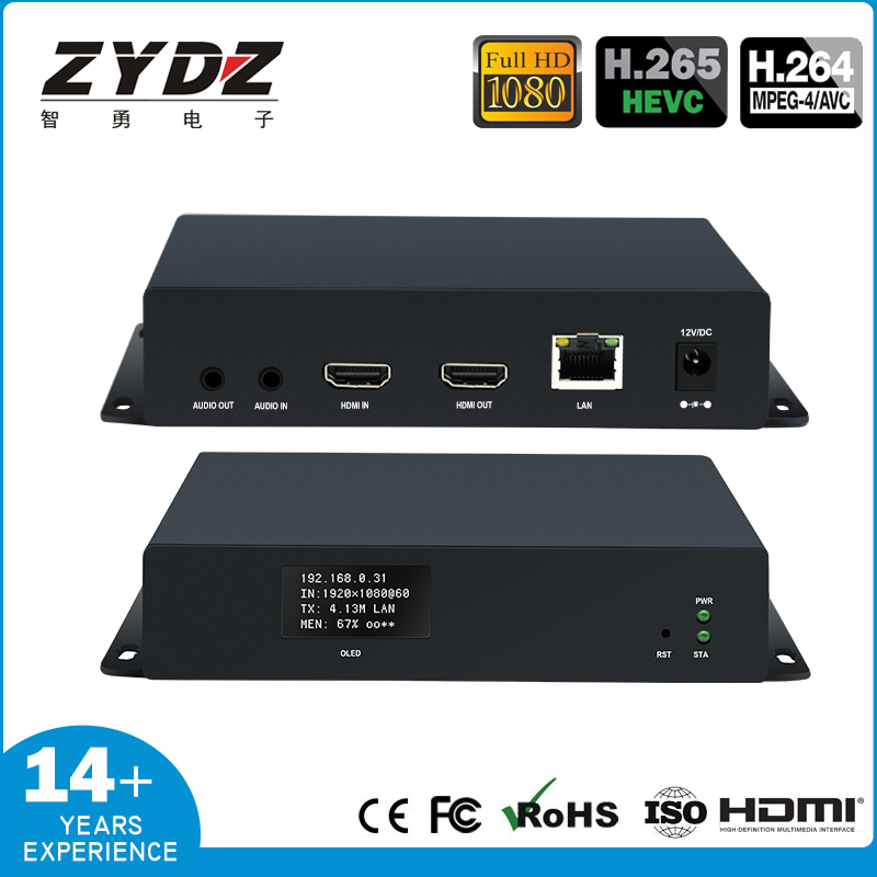 H. 265 4K HDMI Ultra HD Video Live Encoder ZY-EH1401
