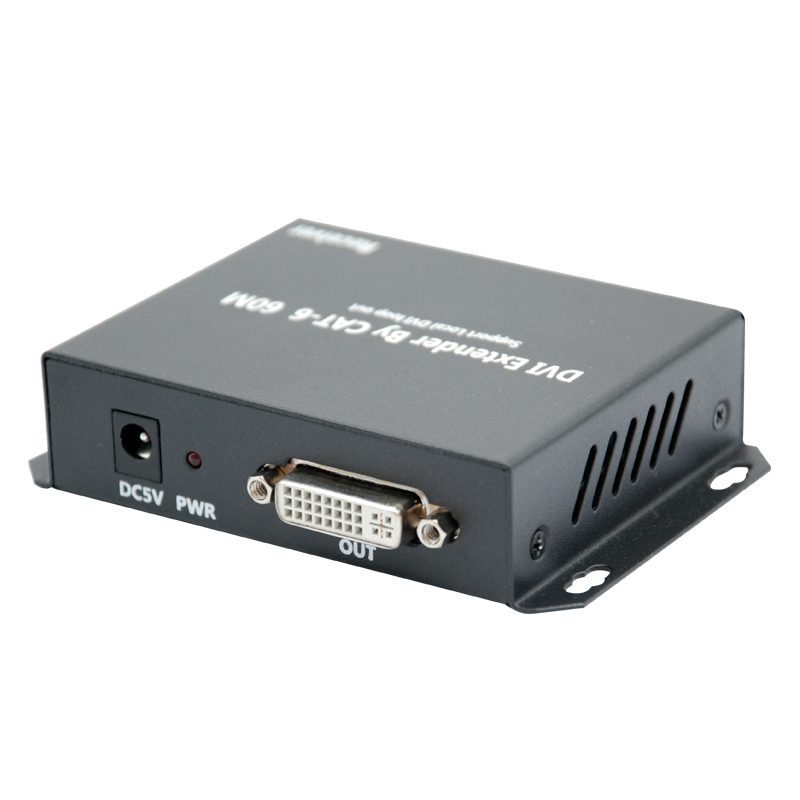 Zhiyong DVI extender 60 meters 1080p high-definition single Ethernet cable network transmission DVI loop out video surveillance camera