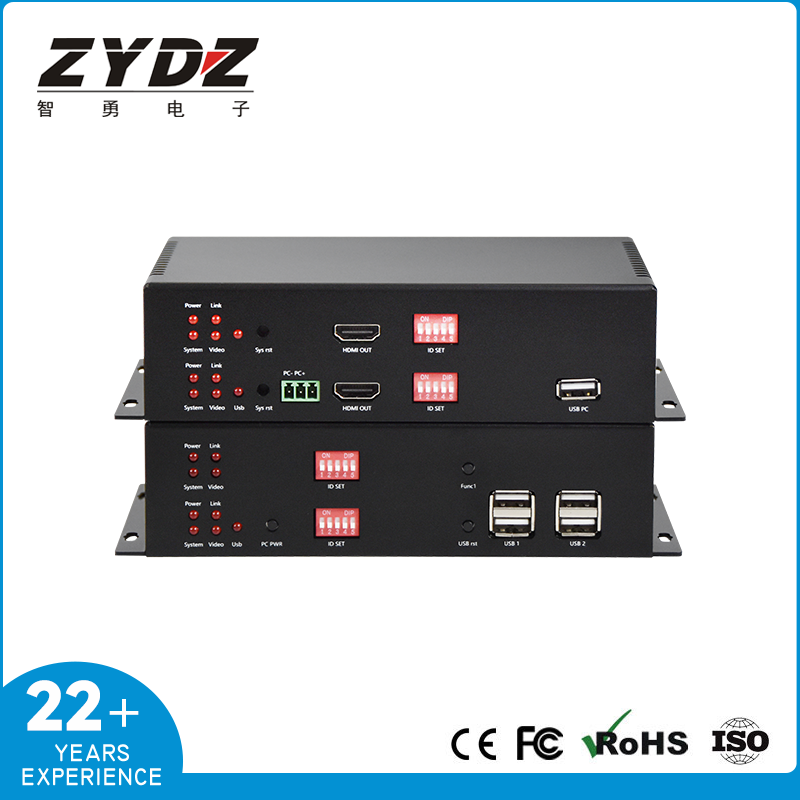 4K-KVM 双路传输器 HDMI 高清网络网线传输器