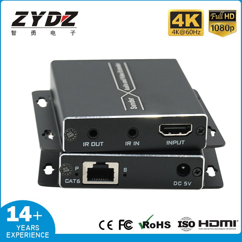 4K60Hz 60米HDMI单网线延长器