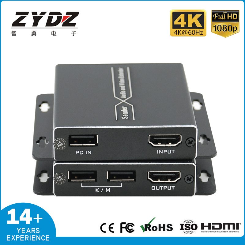 4K60Hz 60米 HDMI KVM 单网线延长器