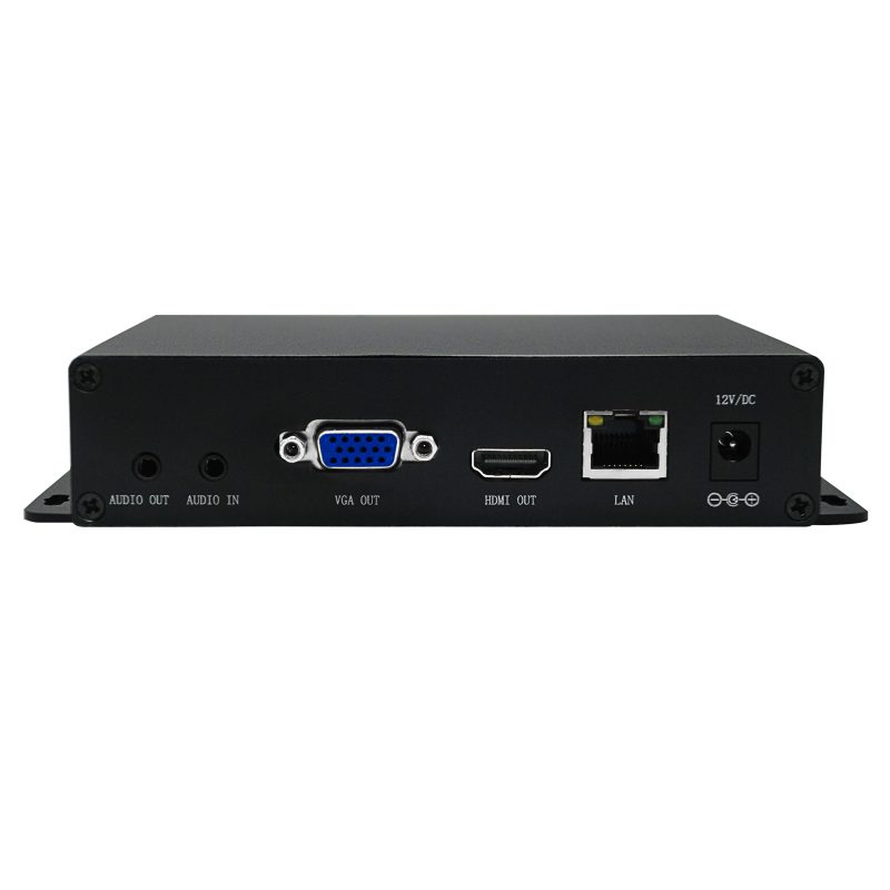 H.265 4K video decoder supports bidirectional audio with LCD screen