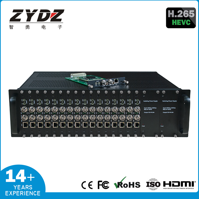 H.265&H.264 16路SDI高清编码器-3U机箱