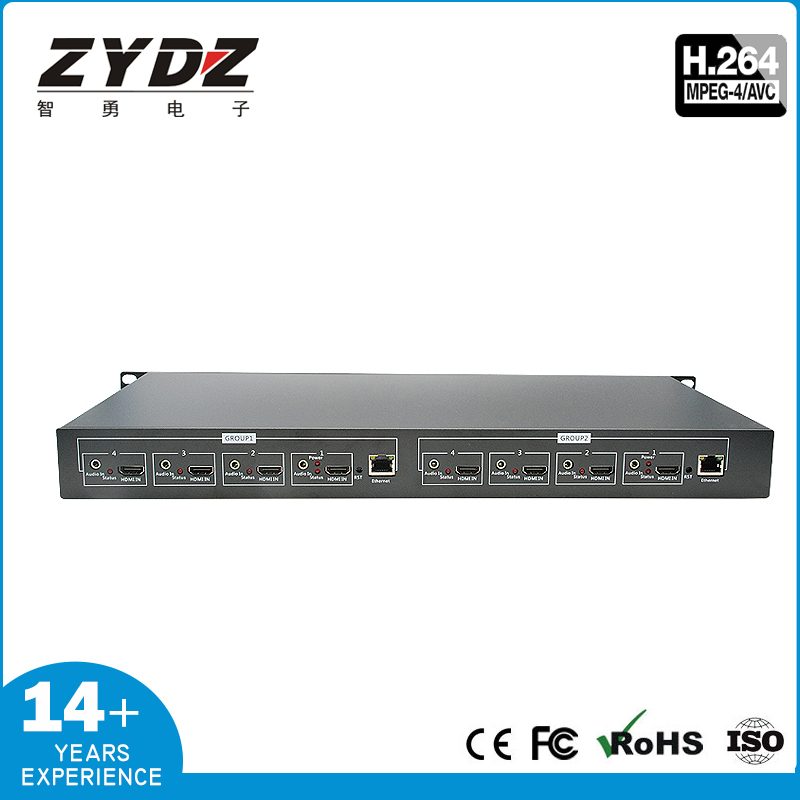 H.264 8路4K HDMI高清编码器
