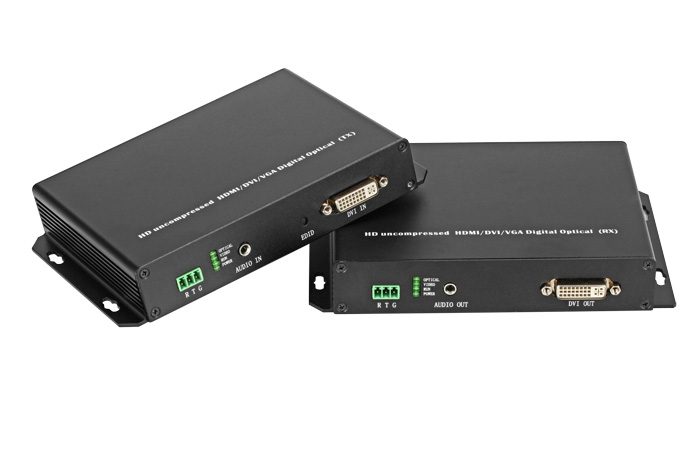 DVI uncompressed optical transceiver