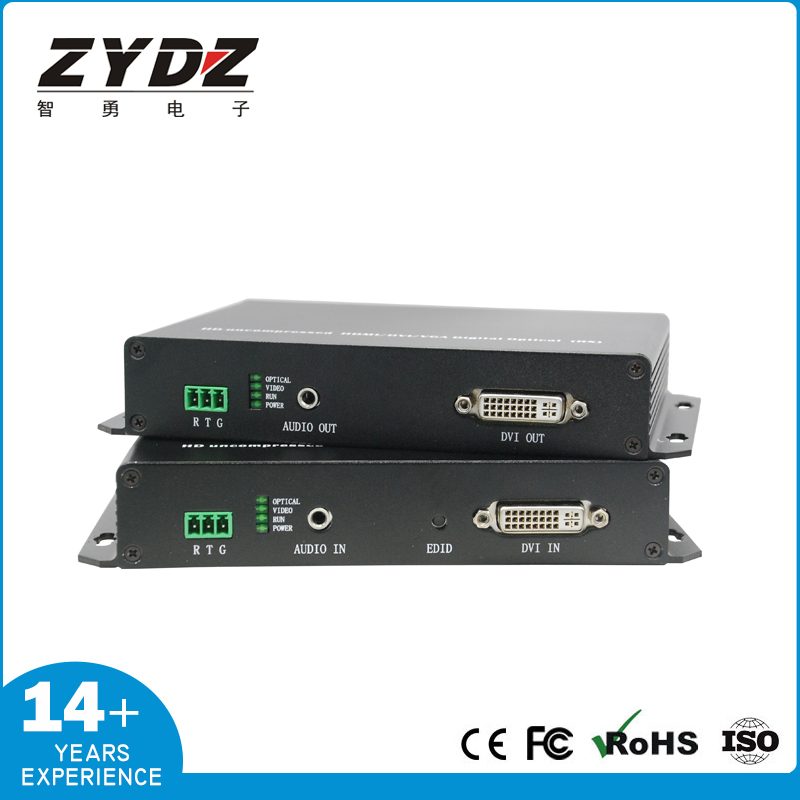 DVI uncompressed optical transceiver