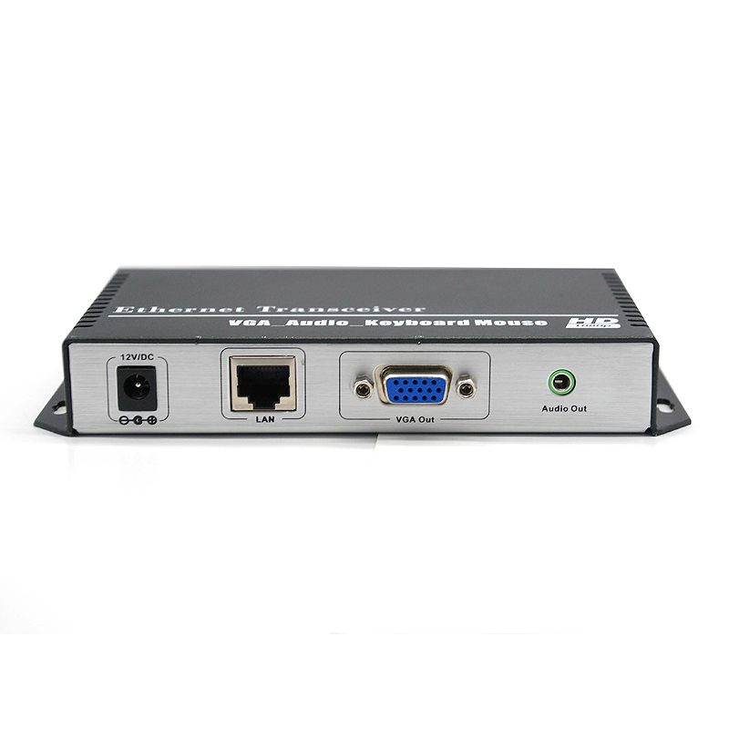 VGA KVM网线网络延长传输器带USB键鼠编解码器可过交换机