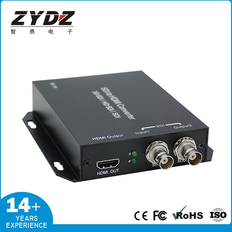广播级SDI-HDMI转换器 3G/SD/HD-SDI单路高清监控摄像机