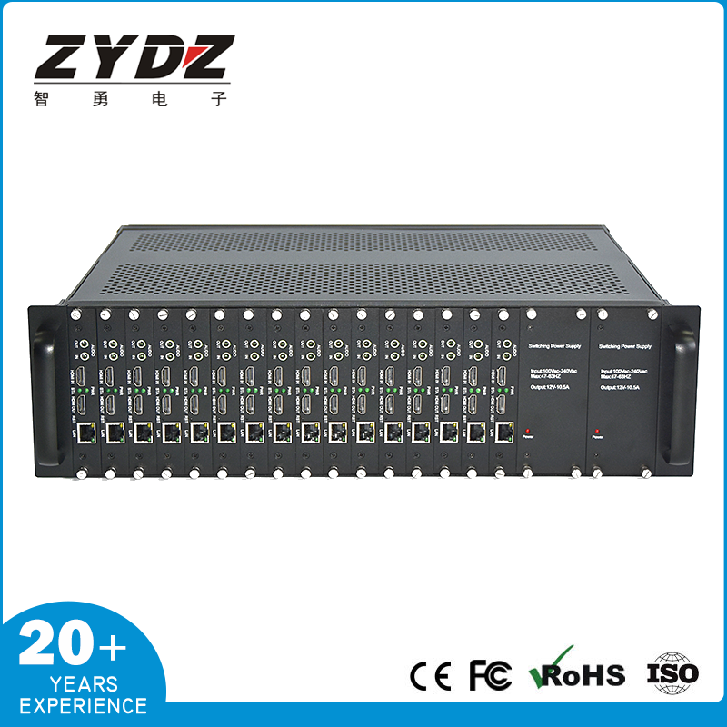 16路HDMI高清编码器-3U机箱 ZY-EH1416-3U