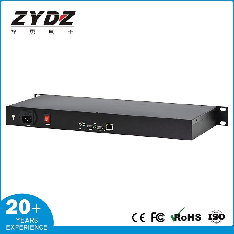 1U机架式 4K视频编码器 1路HDMI 带屏幕