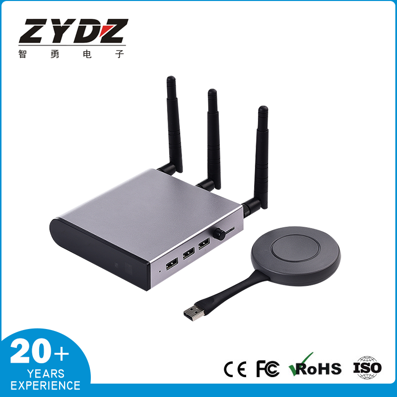 电脑 4K 无线传输器USB安卓苹果传屏投影5G穿墙WiFi中继器会场投屏器