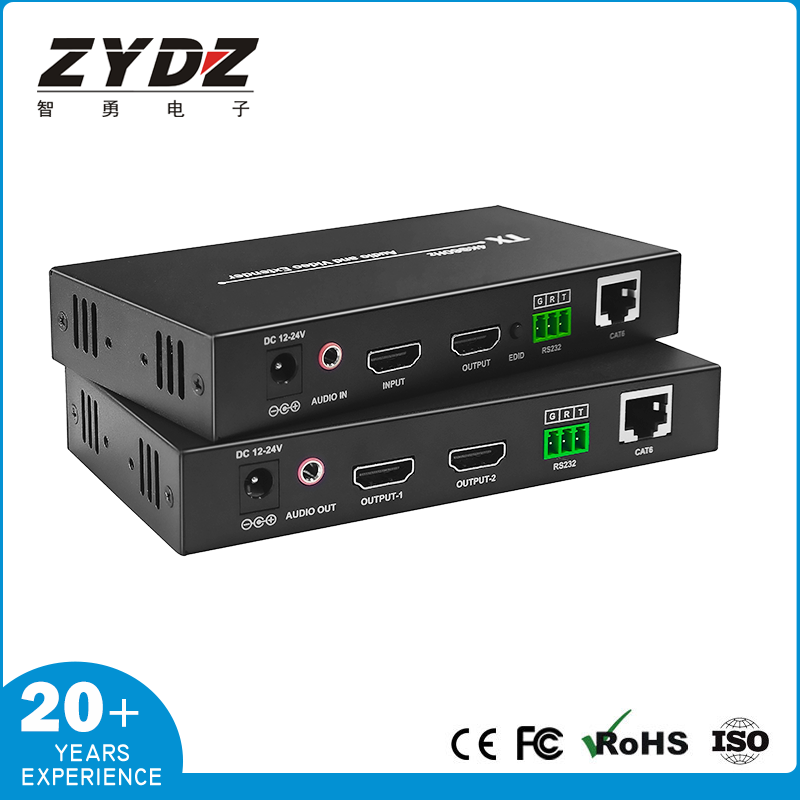 Zhiyong 70 meters 4K@60 HDMI 2.0 HDBaseT Single Ethernet Extension Device