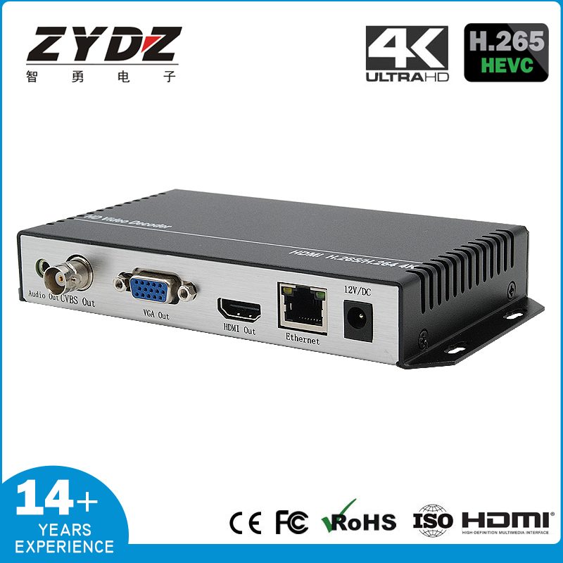H.265 HDMI+CVBS+VGA 多接口高清音视频解码器