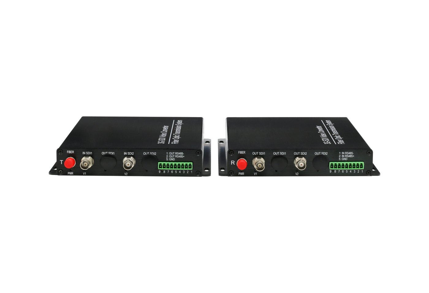 2-channel forward uncompressed 3G-SDI video optical transceiver